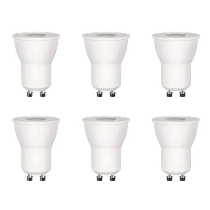 Kit 6 un Lâmpada Led Mr16 40 7W 3000K Bivolt Astraled La-1610