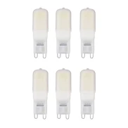 Kit 6 Un Lâmpada Led Pin G9 5W 2400K Autovolt Lumanti