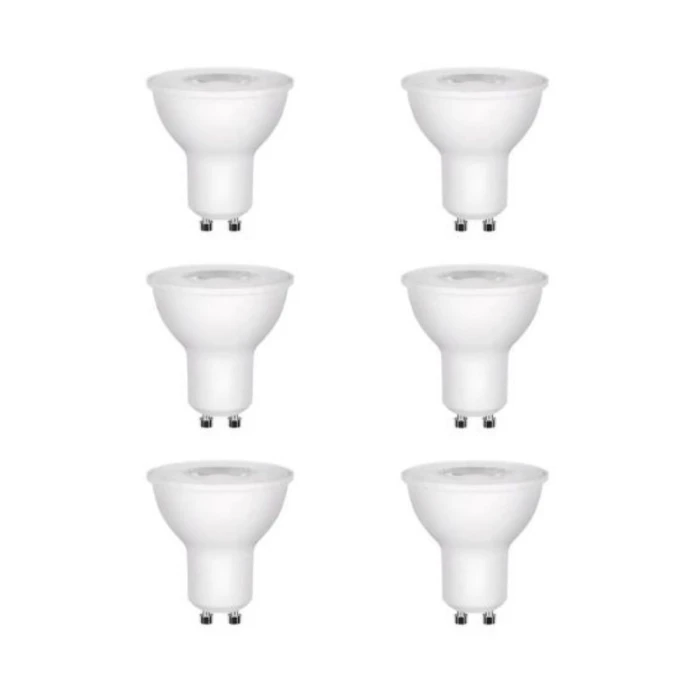 Kit 6 un Lâmpada Led Mr16 7w 4000k Bivolt AstraLed La-1611