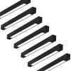 Kit 7 Módulo Difusor 34cm 20w 4000K P/ trilho Nordecor Preto