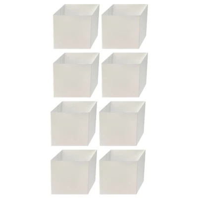 Kit 8 Arandela Cubo 3D Branco 60W Bivolt Blumenau