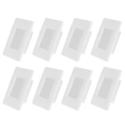 Kit 8 Balizadores Litten 2W 3.000K 4x2 Branco Blumenau Kit 8 Balizadores Litten 2W 3.000K 4x2 Branco Blumenau