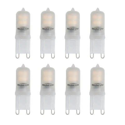 Kit 8 Lâmpada De Led G9 2,5W 127V 6500K Blumenau Novo