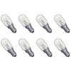 Kit 8 Lâmpada Incandescente P/Micro Ondas E14 220v Taschibra