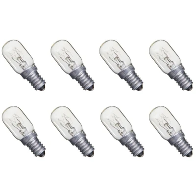 Kit 8 Lâmpada Incandescente P/Micro Ondas E14 220v Taschibra