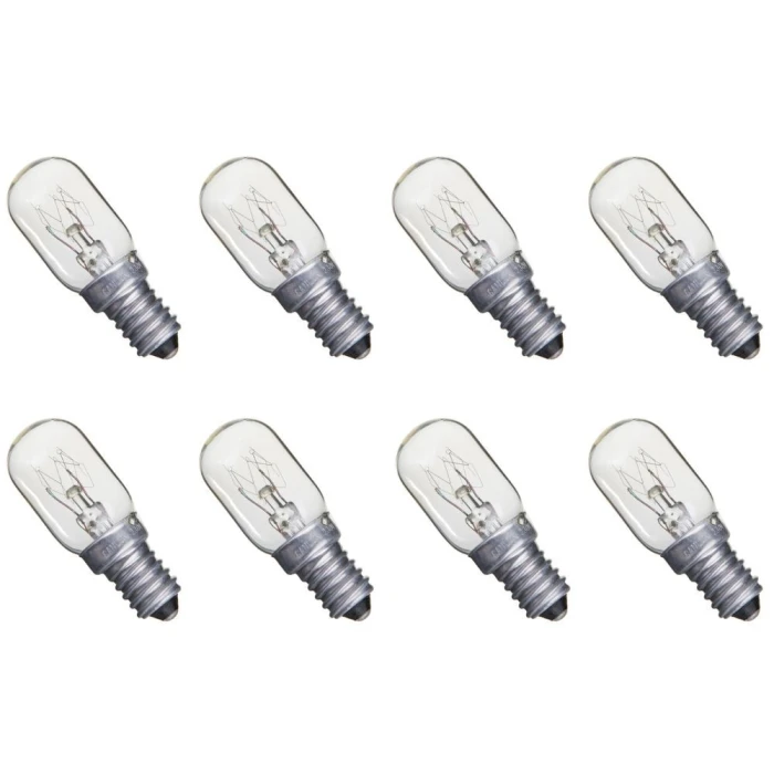 Kit 8 Lâmpada Incandescente P/Micro Ondas E14 220v Taschibra Kit 8 Lâmpada Incandescente P/Micro Ondas E14 220v Taschibra