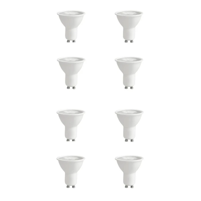 Kit 8 Lâmpada Led Sof Mr16 4.8W 3000K Irc95 Branca Nordecor Kit 8 Lâmpada Led Sof Mr16 4.8W 3000K Irc95 Branca Nordecor