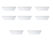 Kit 8 Plafon Led Quadrado 32W 3000K Quente Blumenau Kit 8 Plafon Led Quadrado 32W 3000K Quente Blumenau
