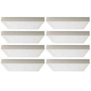 Kit 8 Painel Led Sobrepor Quadrado 32W Branco frio 6500K