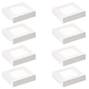 Kit 8 Painel Led Sobrepor Quadrado 6W 3000K Bivolt Blumenau Kit 8 Painel Led Sobrepor Quadrado 6W 3000K Bivolt Blumenau