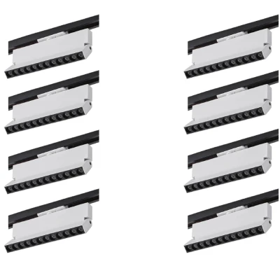 Kit 8 Projetor Duli Para Trilho Bivolt Nordecor 12W 4000K