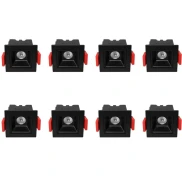 Kit 8 Un Downlight Led Embutir Evou 2W 4000K Preto Astraled