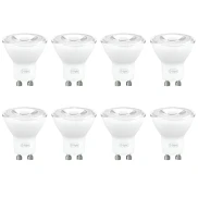 Kit 8 Un Lâmpada Led G-Light Mr11 Gu10 3.5w 2700k Luz Amarela