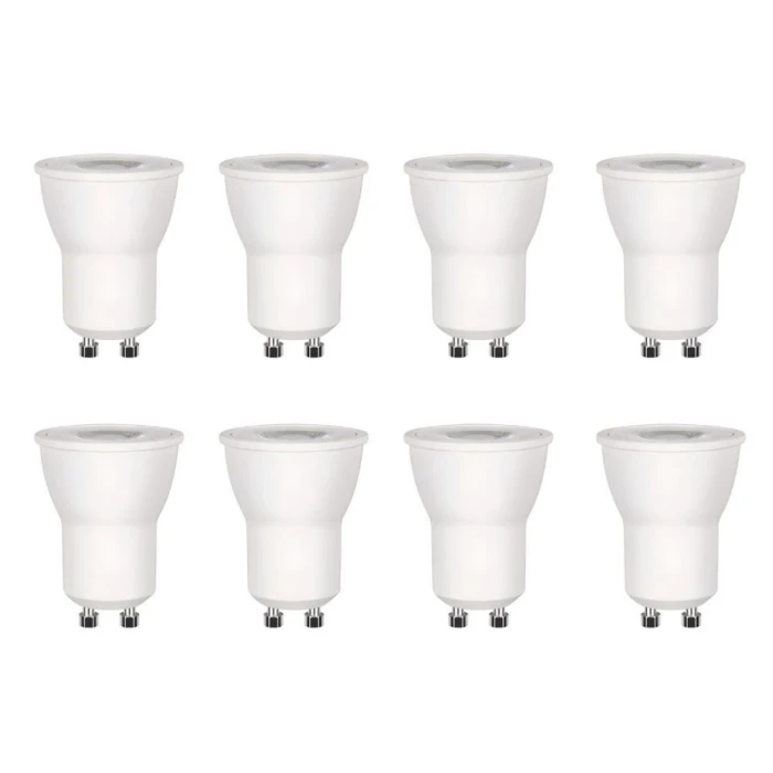 Kit 8 un Lâmpada Led Mr16 7W 2700K Bivolt AstraLed La-1609