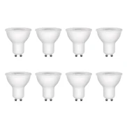 Kit 8 un Lâmpada Led Mr16 4.8w 3000k GU10 Bivolt Astraled