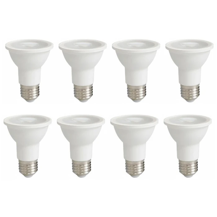 Kit 8 Un Lâmpada Led Par20 38 7W 3000K Bivolt AstraLed