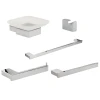 Kit Acessórios Para Banheiro Safira Metal 37000 Marchezan