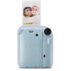 Kit Câmera Instax Mini 12 Azul + Bolsa + 10 Filmes Novo