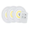 Kit Com 3 Luminária De Led Spot A Pilha Com Controle Kit Com 3 Luminária De Led Spot A Pilha Com Controle