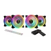 Kit Com 4 Fans Rgb Aeolus M2 1204R Elite Preto Gamdias 120mm Kit Com 4 Fans Rgb Aeolus M2 1204R Elite Preto Gamdias 120mm