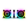 Kit Com 5 Fans Aeolus M2 1205R Cor Preto Rgb Gamdias Kit Com 5 Fans Aeolus M2 1205R Cor Preto Rgb Gamdias