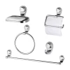 Kit De Acessórios Para Banheiro C/5 Peças Cromado Lorenzetti