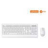 Kit De Teclado E Mouse Sem Fio Wireless Lecoo Kw202 Branco