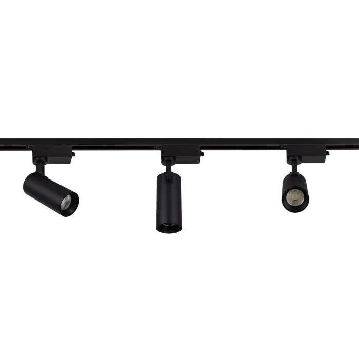 Kit De Trilho Com 3 Spots Led 30W 3000K Preto Blumenau