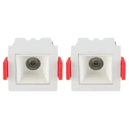 Kit Downlight Led Embutir Evou 2W 3000K Br Dl-7406 Astraled