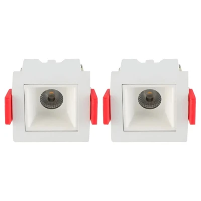 Kit 2 Un Downlight Led Embutir Astraled 2W 4000K Br DL-7317