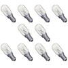 kit 10 Lâmpada Incandescente Micro Ondas E14 220v Taschibra