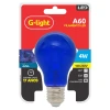 Lâmpada A60 Filamento Led E27 4W AZUL Autovolt Lâmpada A60 Filamento Led E27 4W AZUL Autovolt
