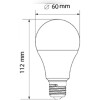 Lâmpada De Led A60 10W 3000K E27 Bivolt Galaxy Novo