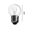 Lâmpada De Led Bolinha E27 15W Clara 220v Brasfort