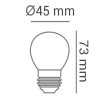 LÂMPADA DE LED BOLINHA ROSA E27 6W BIVOLT LM754 LUMINATTI LÂMPADA DE LED BOLINHA ROSA E27 6W BIVOLT LM754 LUMINATTI