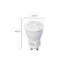 Lâmpada De Led Dicroica Mr11 Gu10 3w 3000k Branca MbLed