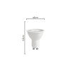 Lâmpada De Led Sof Mr16 6W 3000K Irc95 1126 Branca Nordecor