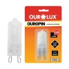 Lâmpada Halógena Ouropin G9 20W 220V Amarelo Ourolux