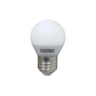 Lâmpada Led Bolinha Taschibra 190404 4.8w 2700k Leitosa E27