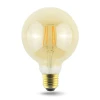 Lâmpada Led Filamento 4W 2500K G95 E27 Bulbo Âmbar G-Light