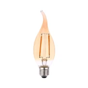 Lâmpada Led Filamento Vela Ba35 E14 2w 2200k Branco Quente Lâmpada Led Filamento Vela Ba35 E14 2w 2200k Branco Quente