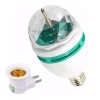 Lâmpada Led Giratoria Luzes Coloridas RGB Festa + Adaptador Lâmpada Led Giratoria Luzes Coloridas RGB Festa + Adaptador