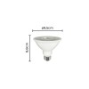 Lâmpada Led Sof Par30 9W 3000K Irc95 Nordecor 1132