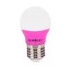 Lâmpada Super Led 3W Luz Rosa Colors Bivolt Ourolux E27