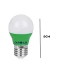 Lâmpada Super Led 3W Luz Verde Colors E27 Bivolt Ourolux