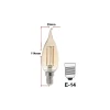 Lâmpada Vela Chama Led Filamento 2w Retrô 220v Avant