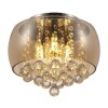 Luminária Cristal Flex Magnum 50 Vidro Ambâr 50w 8 X G9