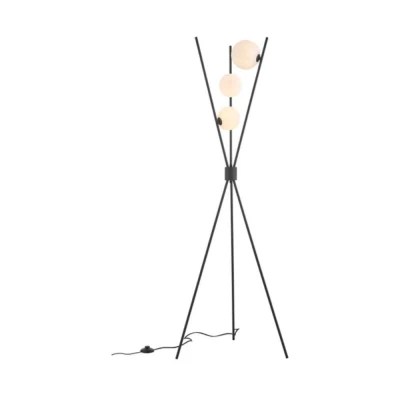 Luminária De Chão LED Elix G9x3 3000K Preta LC-9503 Astraled