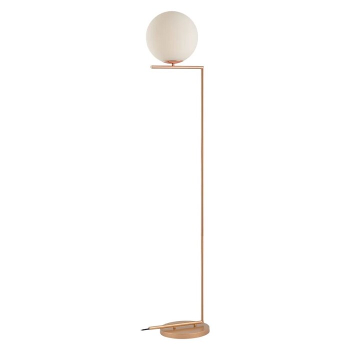 Luminaria De Coluna Perola 1xg45 Cobre Brilho