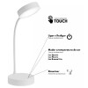 Luminária De Led Para Mesa Puck 4W Usb Recarregável Touch